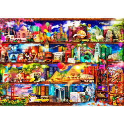 DREWNIANE PUZZLE BIBLIOTEKA...