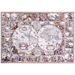 PUZZLE DREWNIANE MAPA...