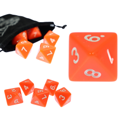 Kostka RPG Pomarańczowa...