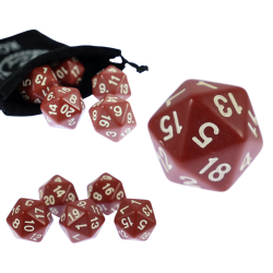 Kostka RPG Brązowa Kość...