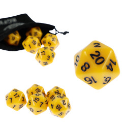 Kostka RPG Żółta Kość...