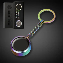 Tęczowy Metalowy Breloczek...