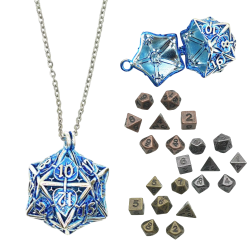 Metalowy Naszyjnik Kostka...