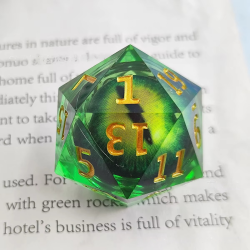 Kostka RPG Oko Zielona...