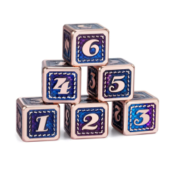 Fioletowe Łuski Metalowa...