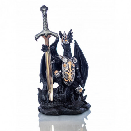 Metalowa Figurka Smoka Z...