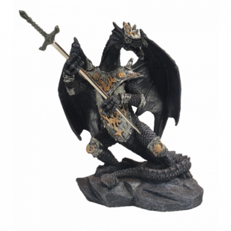 Metalowa Figurka Smoka Z...