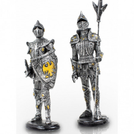 Zestaw 2 Metalowych Figurek...