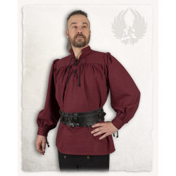 KOSZULA ANSGAR - BORDOWA S...