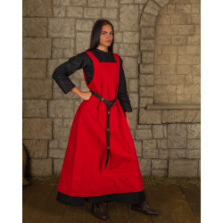 PŁÓCIENNA SUKNIA FARTUCHOWA...