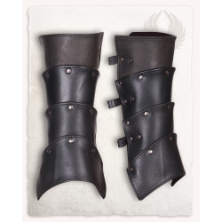 SKÓRZANE NAGOLENNIKI...