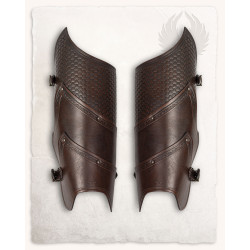 SKÓRZANE NAGOLENNIKI...