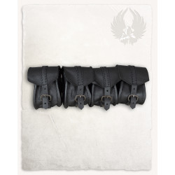 SKÓRZANY ZESTAW CZTERECH...