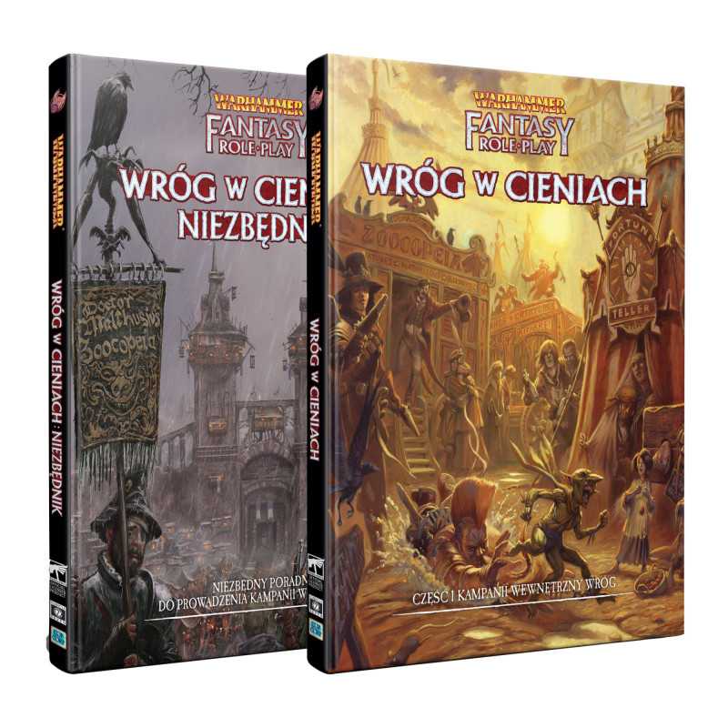 Zestaw Podręczników Warhammer FRP 4 - Wewnętrzny Wróg - Wróg w Cieniach 1 + Niezbędnik