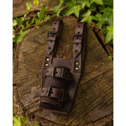 SKÓRZANY PROSTY UCHWYT NA...