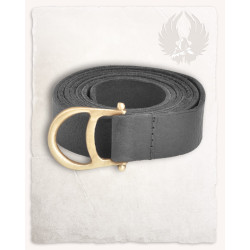 SKÓRZANY PAS DIANA - CZARNY...