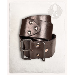 SKÓRZANY SZEROKI PAS DORAN...