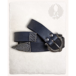 SKÓRZANY PAS EINAR - CZARNY...