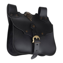 SKÓRZANA OZDOBIONA TORBA NA...