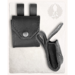 SKÓRZANA MAŁA TORBA NA PAS...