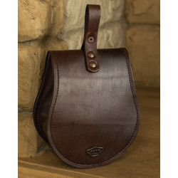 SKÓRZANA DUŻA TORBA NA PAS...