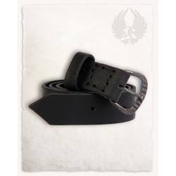 SKÓRZANY PAS LOUIS - CZARNY...