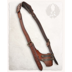 SKÓRZANY PAS SKOŚNY...