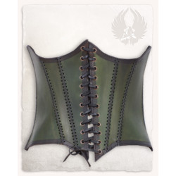 SKÓRZANY GORSET POD BIUST...
