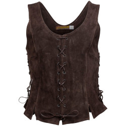 SKÓRZANY GORSET CATY -...