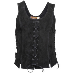 SKÓRZANY GORSET CATY -...