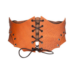 SKÓRZANY GORSET MAREN -...