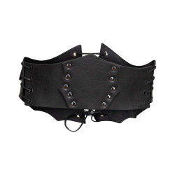 SKÓRZANY GORSET MAREN -...