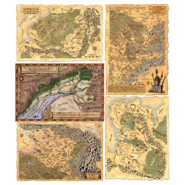 Zestaw 5 Map Krain...