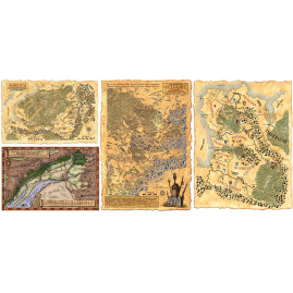 Zestaw 4 Map Krain...