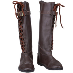 WIĄZANE BUTY TARAS ZE SKÓRY...