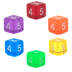 LGBT Zestaw 6 Kostek 1,6 cm...