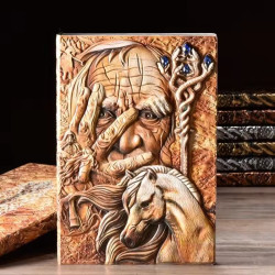 Skórzany Notatnik Zeszyt...