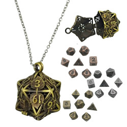 Metalowy Naszyjnik Kostka...