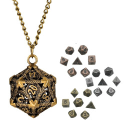 Metalowy Naszyjnik Kostka...