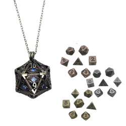 Metalowy Naszyjnik Kostka...