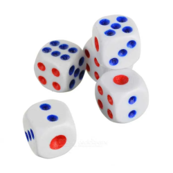 Kostka K6 RPG Biała Kość...