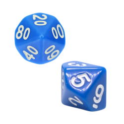 Zestaw 2 Kostek K10 0-9 +...