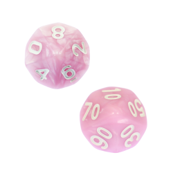 Zestaw 2 Kostek K10 0-9 +...