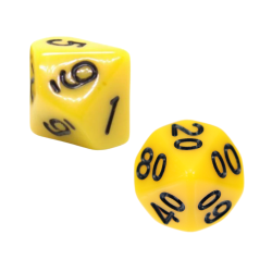 Zestaw 2 Kostek K10 0-9 +...