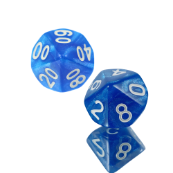 Zestaw 2 Kostek K10 0-9 +...