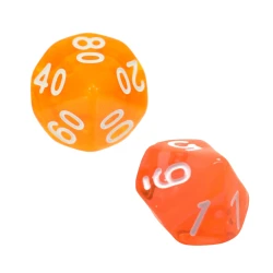 Zestaw 2 Kostek K10 0-9 +...