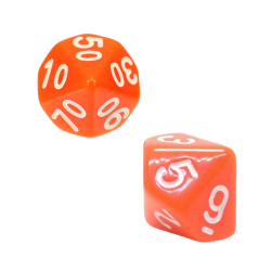 Zestaw 2 Kostek K10 0-9 +...