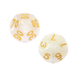 Zestaw 2 Kostek K10 0-9 +...