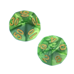 Zestaw 2 Kostek K10 0-9 +...