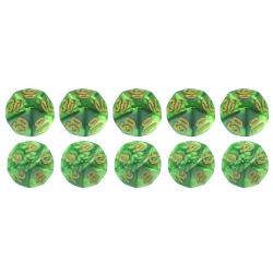 Zestaw 10 Kostek K10 0-9 +...